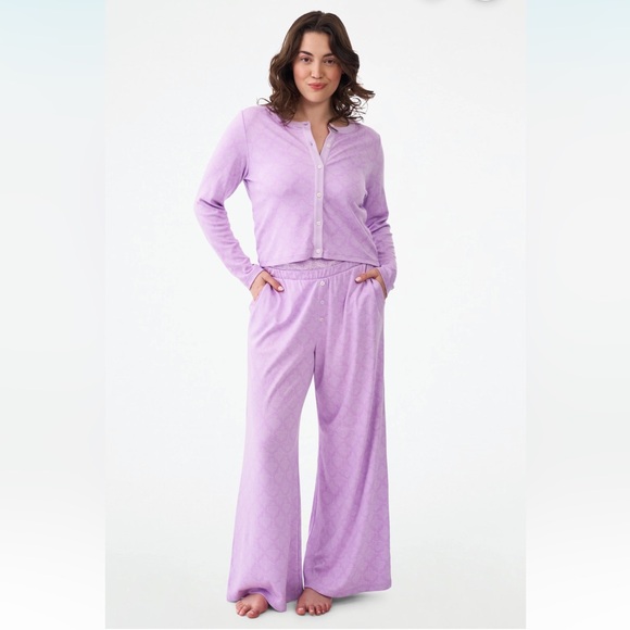 Roller Rabbit Jemina Boden Wide Leg Pant Lavender Size Small - Picture 5 of 7